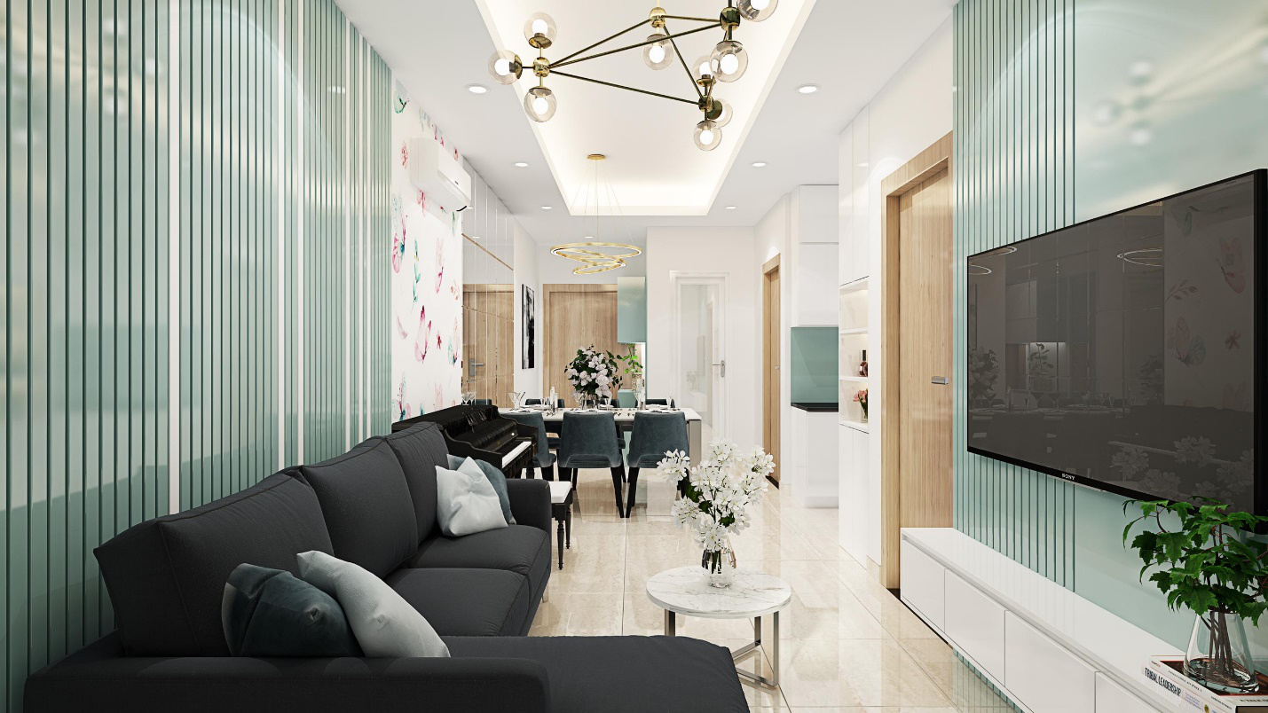 THIẾT KẾ, THI CÔNG NỘI THẤT CĂN HỘ MOONLIGHT THỦ ĐỨC