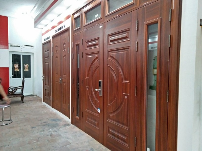Cửa thép vân gỗ là gì?