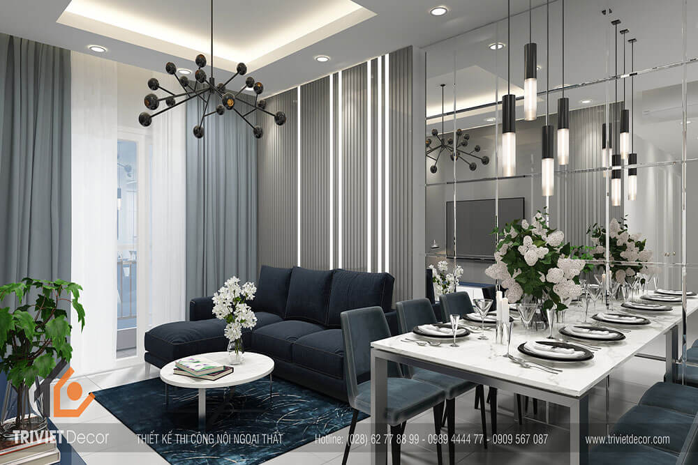 Thiết kế nội thất căn hộ đẹp tại tphcm 1