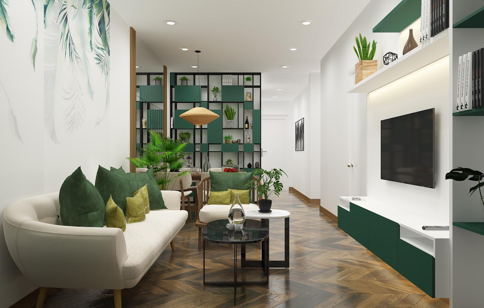 Độc đáo thiết kế nội thất căn hộ Hà Đô Centrosa tháp Orchid 1